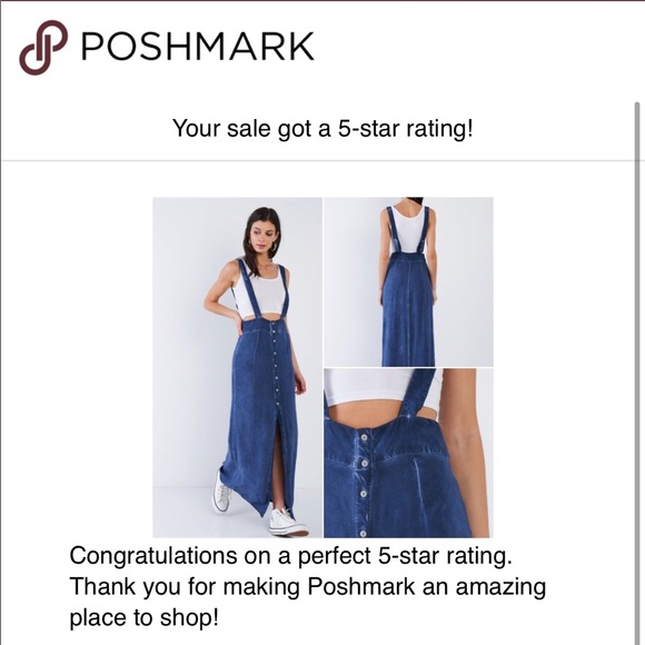 Acid Washed Maxi Skirt - Picture 5 of 5